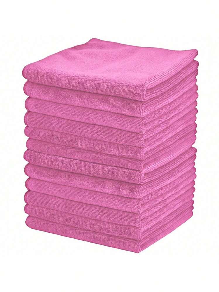 6/12 Pack Makeup Towels Makeup Washcloths For Face Microfiber Remover Cloth 12x12 Inch Quick Dry Face Towels For Cleansing Hand For Spa, Facial, Wedding, Holiday, Bulk Gift - Multicolor - View 2