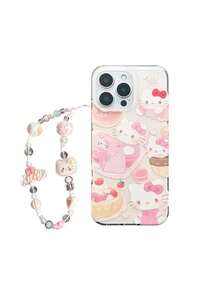 Sanrio Hello Kitty 摇滚卡通可爱女孩手机壳，兼容苹果 15/16 Pro Max，防水防震防摔防刮，也兼容 13/14/15/12/12 Pro/11/11 Pro Max/14 Plus/13 Pro Max/XR/XS Max - 彩色 - 查看 4