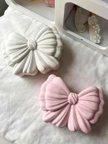 1 Bộ Khuôn silicon hình nơ đựng đồ, Khuôn thạch cao tự làm hộp đựng trang sức hình nơ sáng tạo, Khuôn nhựa epoxy trang trí nhà cửa/quà tặng, Khuôn đúc thủ công mỹ nghệ, Khuôn thạch cao trang trí nghệ thuật - trắng - Xem 3