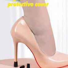 3 Pairs High Heel Shoe Heel Protectors, Noise Reduction, Slip Resistance, Rub Resistance,Belt,Shoes And Boots Accessories - Multicolor - View 2