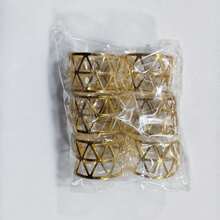 6pcs/12pcs Creative Napkin Rings, Decorative Napkin Holders For Hotel, Wedding, Restaurant, Dining Table Decor - Multicolor - View 16