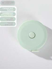 1/2Pcs Black Retractable Soft Tape Measure/Accurate Measuring Tool - Clear Dual-Scale, One-Click Retraction + Wear-Resistant Edge Precise Measurement, Practical Style - For Body/Sewing/Knitting/Crafts/Weight Loss/Home DIY/Mother's Day/Women's Day/Easter Gift