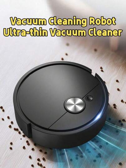 1pc USB Rechargeable Robot Vacuum Cleaner & Mop, Electric Sweeping Robot, Ideal For Pet Hair, Hard Floors And Daily Cleaning