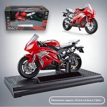 2025 New 1:18 Alloy Motorcycle Model, Realistic Bike Replica, Baking Decor, Scene Ornament, Birthday/Christmas/Holiday Gift, Perfect Present - Multicolor - View 3