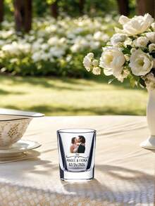 1pc/12pcs Personalized Wedding Shot Glass,2oz Glass Material,Custom Photo & Name | Suitable For Bridesmaid Gift,Valentine's Day,Wedding Decor,Birthday Parties,18th Birthday Gifts,Unique Birthday Gift, Photo Keepsake, Fun Birthday Gift,Shot Glass With Face,Shot Glass With Picture, Custom Birthday Shot Glasses, Personalised Gifts And For Groomsmen Gifts - Square Cup - View 17