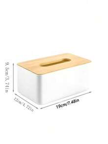 Desk Tissue Box, Multipurpose Tissue Paper Holder For Home, Living Room, Dining Room, Coffee Table, Nordic Minimalist Design - Multicolor - View 6