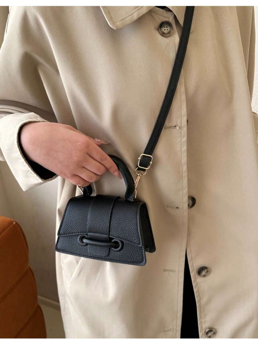 2026 New High-Quality Lipstick Case, Mini Square Bag, New Solid Color Versatile Handbag, Women Purse