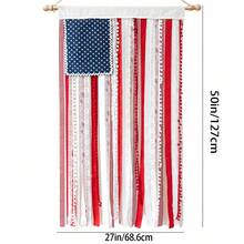 4th Of July Independence Day Decorations Memorial Day Decor Indoor And Outdoor Hanging Flag Banners - Blue - View 7