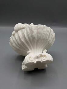 1个3D打印贝壳形首饰托盘，线条优雅流畅，饰以海洋元素，经典柔和的设计可完美收纳您的戒指、耳环和小饰品，为您的梳妆台增添一抹海岸风情。 - 彩色 - 查看 6