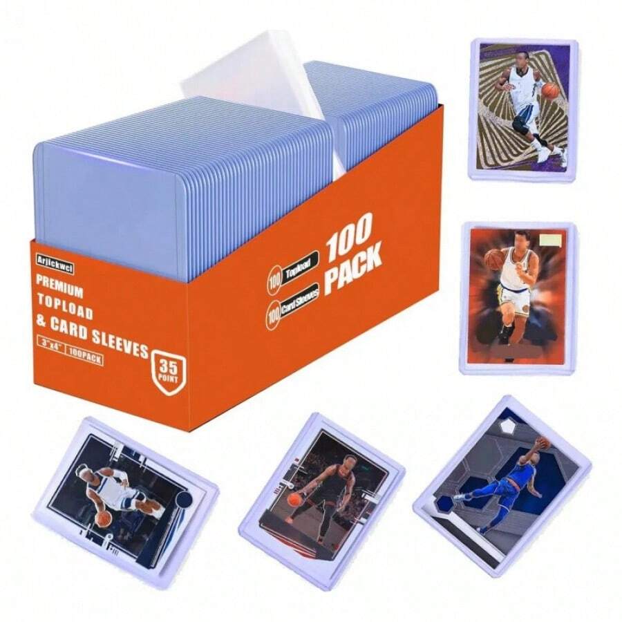 Estuche rígido   para tarjetas TCG  Magic, 100 piezas, calidad premium - Genérico - Ver 1