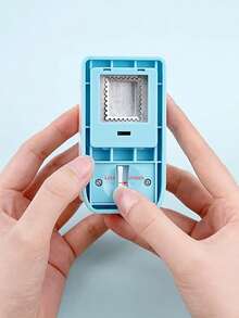 2.5 X 2cm Rectangular Letter Hole Punch, Handmade Punching Tool Suitable For Paper Art, Crafts, Card Making, Etc. - A - View 6