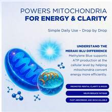 Meraki Methylene Blue Liquid Dietary Supplement | Unflavored Drops In Glass Dropper Bottle | Third-Party Tested | 30ml - 1 Bottle - 查看 6