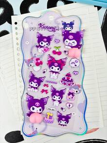 3D Cartoon Embossed Glow-In-The-Dark Stickers, Cute Creative Children's Toy Stickers, Wholesale - Multicolor - View 2