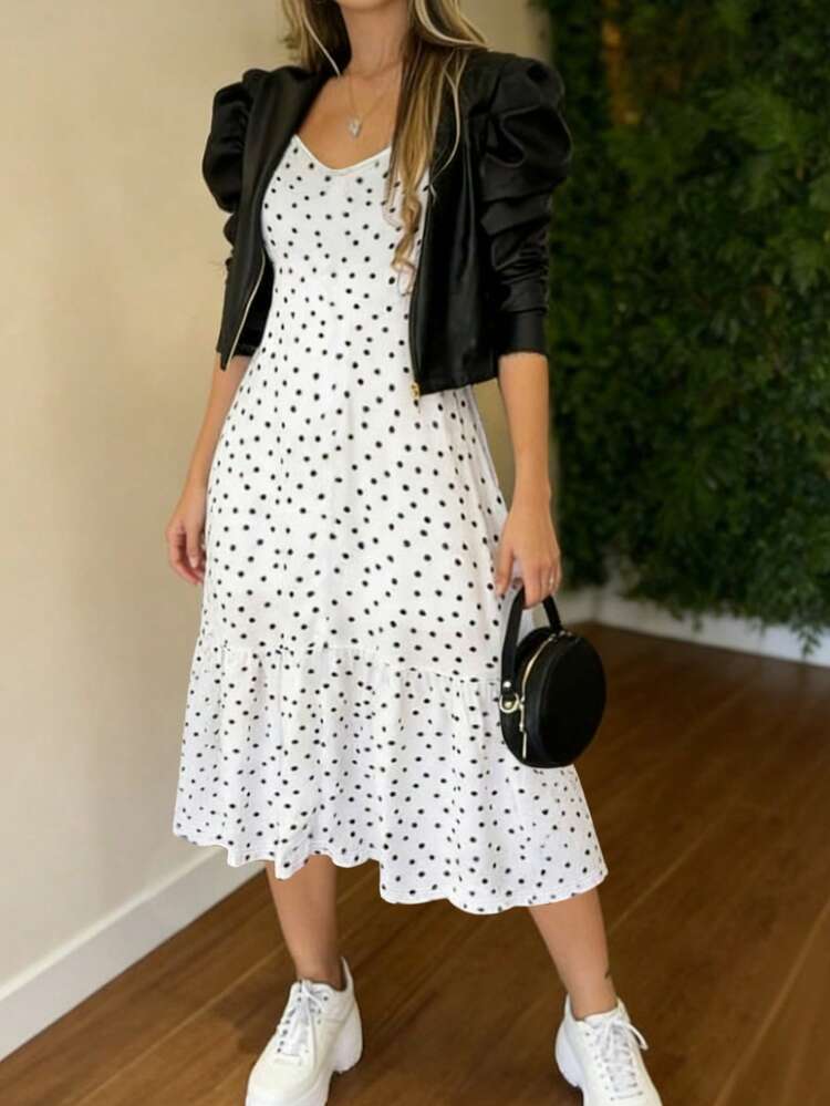 Vestido de moda ligero, transpirable, sexy, ajustado, estilizador, visualmente elegante con estampado floral versátil para mujeres, adecuado para salidas, hogar, viajes, trabajo, bodas, fiestas, playa, ropa de dormir - Blanco - Añade 1