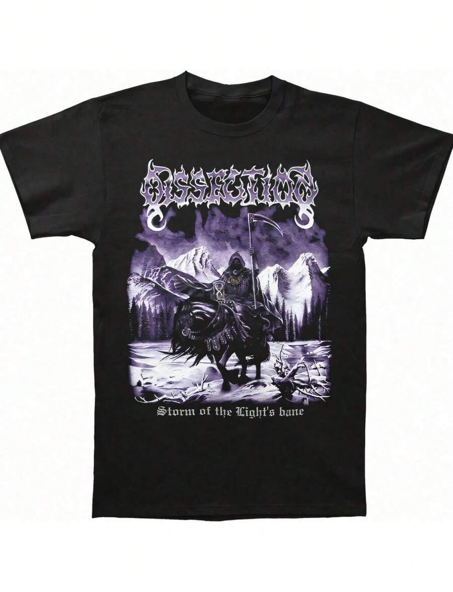 Dissection Mens Storm Of The Lights Bane T-Shirt Black - 黑色 - 查看 1
