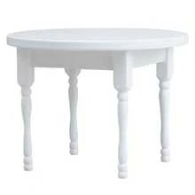 1:12 娃娃屋迷你白色餐桌椅套装，包含一张圆桌和两把椅子，微缩家具模型，娃娃屋家具配件，卧室家具，家居装饰，微缩摄影道具，家庭办公室装饰，工艺品，桌面装饰，复古家居装饰模型，娃娃屋装饰及配件，模型屋配件，微缩家居场景DIY，收藏品及送给爱好者的礼物，节日礼物，生日礼物 - 白色 - 查看 11