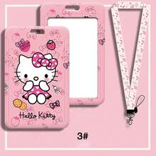 Fashionable Cartoon Cat Card Holder, Suitable For Student ID, Bus Pass, Work ID, Factory Badge, Metro Access, Meal Card, Key Chain Lanyard, ID Card Holder For Nurses, Employees
