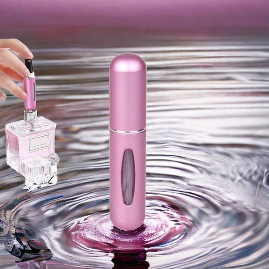 5ML Refillable Travel Perfume Atomizer, Portable Mini Pocket Perfume Atomizer For Travel Accessories, Tin Organizer Bottle (Christmas Gift) - 彩色 - 查看 1