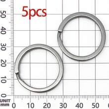 5/50pcs Zinc Alloy Swivel Rings Lobster Claw Clasps Swivel Snap Hook For DIY Keychain Keyring Jewelry Craft Making Backpack Lanyard Hanging - Antique Silver - View 17