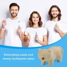 Gag Gifts - 1 PC White Elephant Gifts, Toothpaste Dispenser, Toothpaste Squeezer, Pranks 3D Printed Self Closing Toothpaste Caps Bathroom Accessories Bathroom Toothbrush Holders Lovers - 1 White - View 6