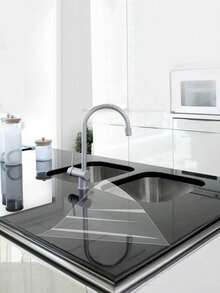 1 Roll 3 Meters, 5m, 10m High Definition Clear Protective Film, 55cm Wide Adhesive Kitchen Sticker, Waterproof, Oil-Proof, Fireproof, For Tabletop, Wall, Coffee Table, Dining Table, Furniture, Marble Sticker, Scratch-Resistant, Heat-Resistant Renovation Sticker - Multicolor - View 4