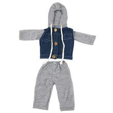 (New Arrival) 18-Inch American Girl Doll Clothes, 2pcs Set Denim Jacket And Sports Outfit - Multicolor - View 12