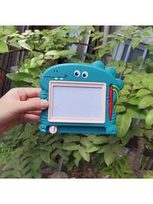 Magnetic Drawing Board For Kids, Cartoon Dinosaur Design, Small Magnetic Doodle Board, Educational Toy, Halloween & Holiday Gift