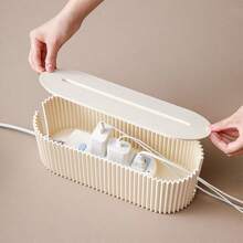 防水电源插座整理盒，电线管理盒，电源线整理器 - 1PC插座整理盒 - 查看 1