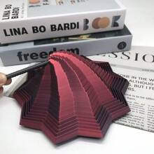 1个3D打印星形多边形指尖玩具，3D折叠结构，缓解手指压力，视觉和听觉舒缓玩具，桌面装饰，圣诞礼物，生日派对礼物，理想的节日礼物 - 彩色 - 查看 3