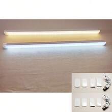 1条USB可充电PIR人体感应LED灯带，便携式感应橱柜灯，适用于卧室、厨房、走廊、卧室装饰