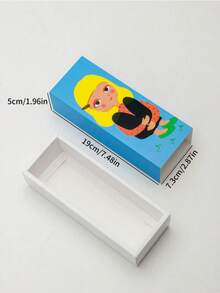 5个迷你糕点盒，烘焙食品包装盒，适用于饼干、糖果、马卡龙、月饼等，适合婚礼、节日、派对小吃等场合。