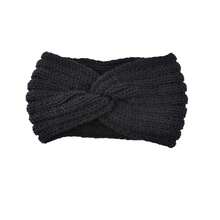 1 unidade de faixa de cabeça feminina para aquecer as orelhas no inverno, faixa de cabelo grossa tricotada, acessório para cabelo para clima frio. - Multicolorido - Ver 12