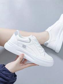 2026 New Style Versatile Women's Shoes - Summer Breathable Casual -On Board Shoes - Upgraded and Thickened Gray - View 2