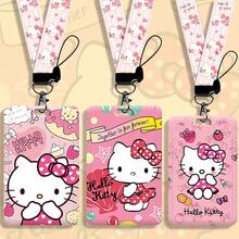 Fashionable Cartoon Cat Card Holder, Suitable For Student ID, Bus Pass, Work ID, Factory Badge, Metro Access, Meal Card, Key Chain Lanyard, ID Card Holder For Nurses, Employees