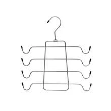 1个装背心衣架，文胸收纳架，节省空间悬挂式运动文胸内衣架，衣橱整理收纳神器，大学公寓必备，银色