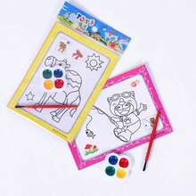50pcs Watercolor Painting, Watercolor Paper, Coloring Pages, DIY Watercolor Painting, Educational Doodle Painting - Multicolor - View 10