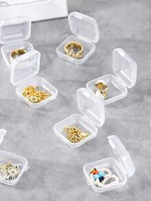 20个透明首饰/耳塞收纳盒，性别揭晓派对用品，生日、婚礼、派对的完美礼物，送给同事、朋友和家人的理想之选，返校必备