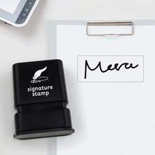 Personalized Signature Seal Stamp | Upload Your Design | Compact 2.2x4.5cm Customizable Space, Ideal For Business Executives & Administrative Staff - S3010 - View 8