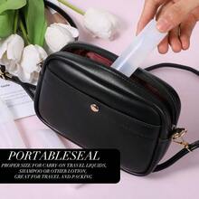 5 Pcs Travel Size Bottles 1 Oz Refillable Toothpaste Tubes Travel Toothpaste Container Travel Squeeze Bottle Lotion Bottles Portable Leak Proof Containers - Initial - View 5