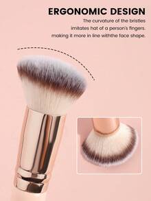 MAANGE Bộ cọ trang điểm chuyên nghiệp 1/3 món, được làm từ sợi mềm mại, nhẹ nhàng cho da, thích hợp để đánh phấn phủ, má hồng, che khuyết điểm, bắt sáng, tạo khối mũi và trang điểm hàng ngày. Cũng rất tuyệt vời để mang theo khi đi du lịch, sử dụng tại nhà hoặc ngoài trời. Một món quà phụ kiện trang điểm tuyệt vời dành cho bạn bè hoặc quà tặng. - Màu be - Xem 6