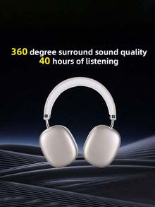 Wireless Bluetooth Headphones Over-Ear 40H Playtime, Hi-Fi Bass Bluetooth 5.3 With Rotation Design, Soft Earpads For Gym/Travel/Gaming - Multicolor - View 4