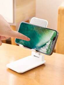 1pc Multi-Function Phone Stand, Desktop/Bedside/TV Viewing/Foldable Portable Tablet Live Stream Holder
