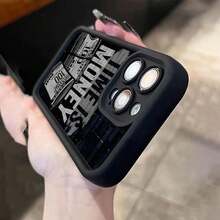 Money Pattern Phone Case, Shockproof Phone Protective Cover, Phone Accessory Compatible With IPhone 16 15 14 13 12 11 Plus/Pro/Pro Max - Black - View 6