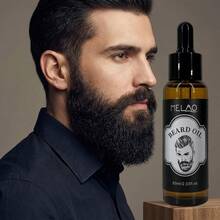 MELAO Beard Oil For Men, Beard Oil With Jojoba & Argan Oil, Softens Beard & Conditions Skin, Tames Frizzy Beard, Non Greasy, Natural Ingredients, 60ml