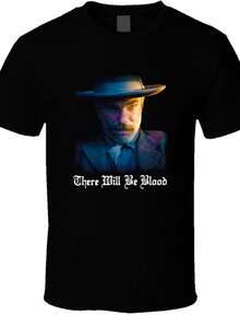 Daniel Day Lewis Colton Woodward There Will Be Blood Film T Shirt Tee Gift New - Black - View 1