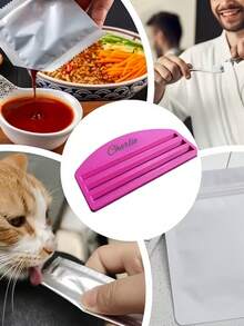 [Customized] Cat Food Squeezer | Customizable Pet Name, Heavy-Duty Plastic Pet Food Dispenser With Non-Slip Base, Easy-Open Lid, No Assembly Required, Compact Design, Plastic, Battery-Free - Multicolor - View 4