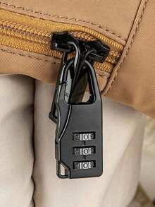 5pcs Combination Lock Set, 3-Digit Password Padlock, Suitable For Bags, School, Gym, Sports Lockers, Fences, Tool Boxes, Cabinet Latches, Luggage, Travel Essential Accessories, Unisex, TSA Approved Lock, Perfect For Luggage, Travel & Business, Protect Your Belongings, Anti-Theft, Compact & Waterproof - Multicolor - View 3