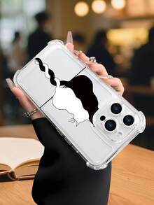 Yin Yang Cat Phone Case For IPhone17/16/15/14/13/12/11/8/7/XS/Pro Max/Plus/Pro/SE/XR/E/XS Max/ Mini( High End Film Shell  Sports Elements, Valentine's Day Gifts, Birthday Gifts, Surprise Gifts For Friends, Family, Girlfriends, Boyfriend - 無色 - 查看 3