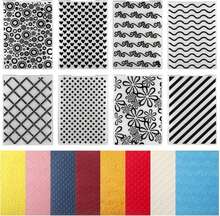 Geiserailie 8 Pcs Embossing Folders Embossing Machine Template Paper Card Folders For Making DIY Flower Scrapbook Photo Album Craft Decoration 59 X 41 Inches (Classic Style) - ColorD - View 1