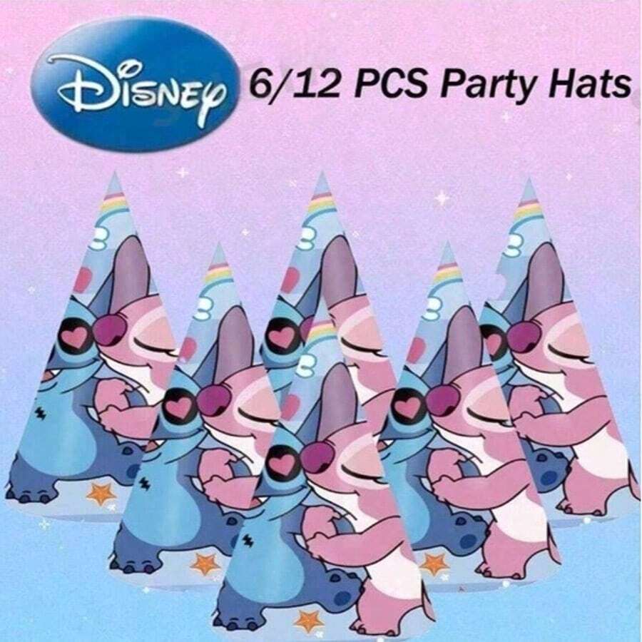 Stitch Cartoon Birthday Hat, Stitch Party Supplies, Suitable For Graduation Season, Wedding Season, Party Supplies And Stitch Themed Parties - Multicolor - View 1